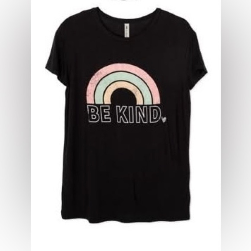 Vanilla Bay Black "Be Kind" Tee